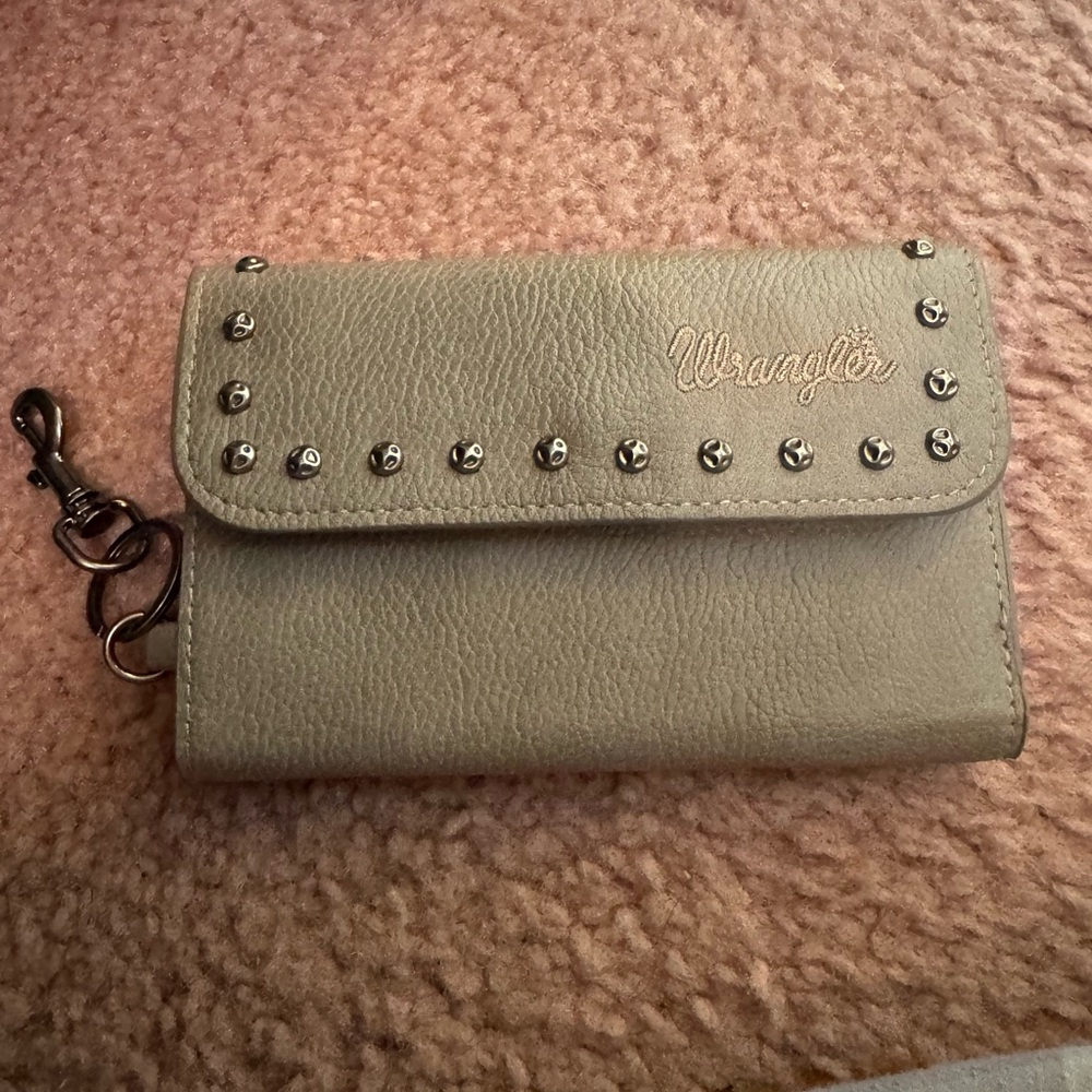 Wrangler Women's Gray Studded Wallet